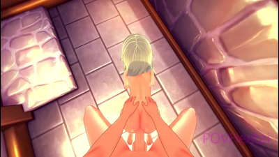 (Trampa) La minyona elfica t'ajuda a rentar-te la cara.